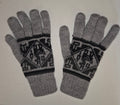 Peruvian Gloves light grey Adult
