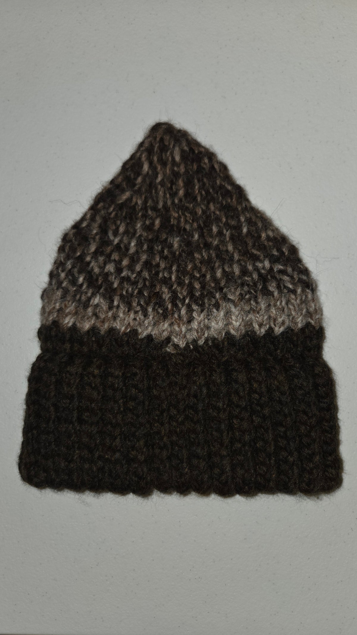 Infant Acorn beanie Alpaca/Wool/Acrylic dark brown