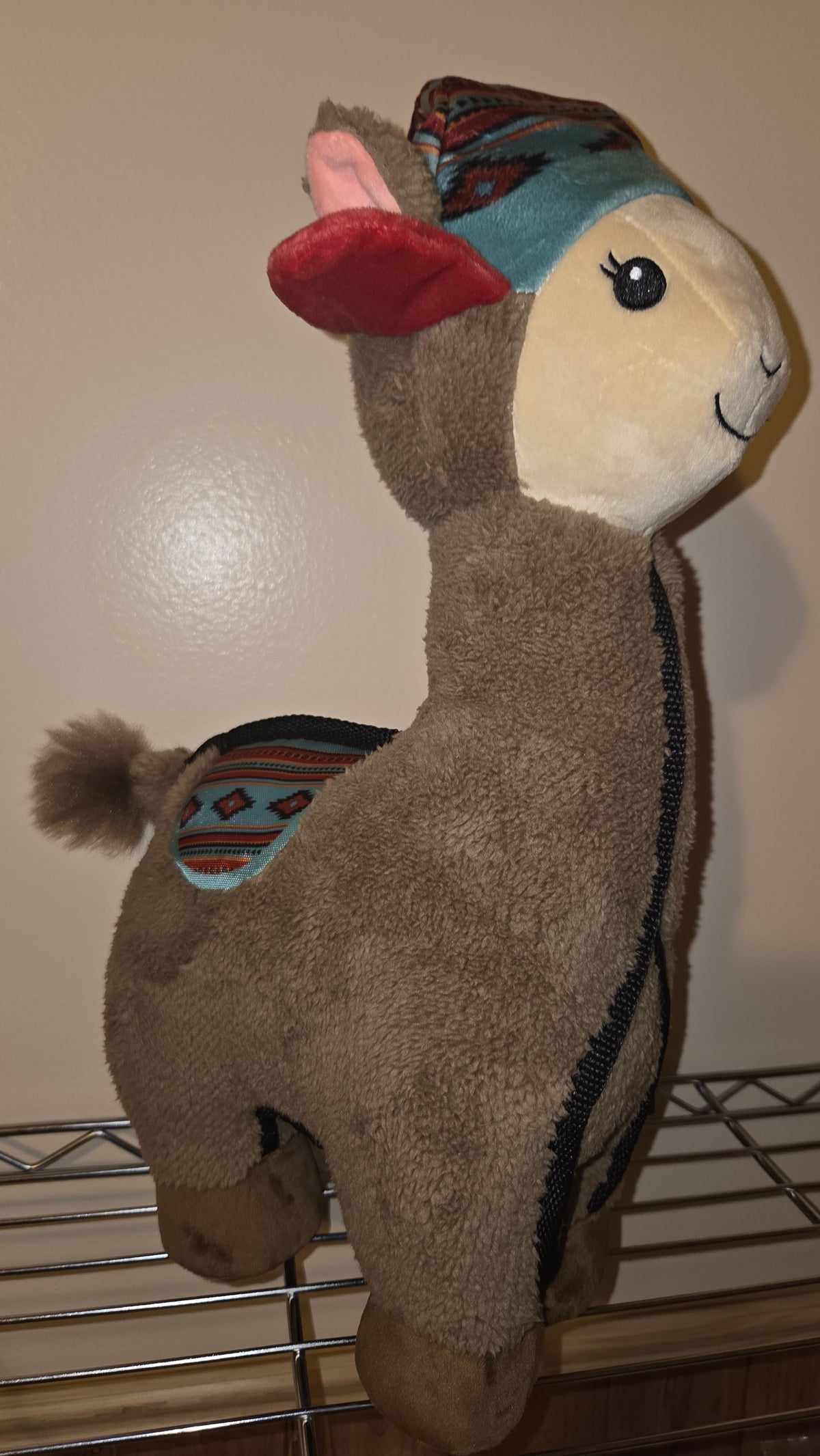 Alpaca Dog toy XL brown