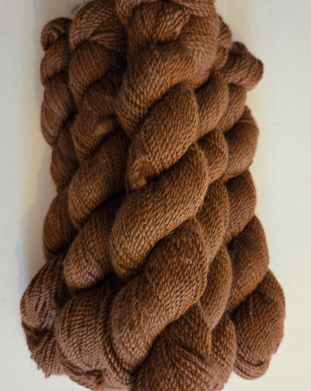 100%Alpaca Handspun Yarn natural brown