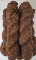 100% Alpaca Handspun Yarn dark fawn