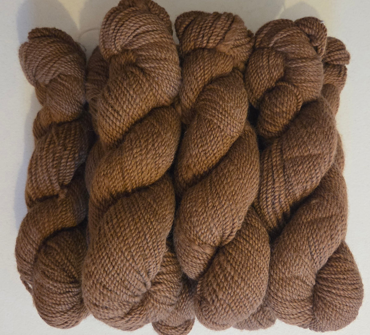 100% Alpaca yarn chocolate brown