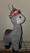 Alpaca Dog toy XL grey