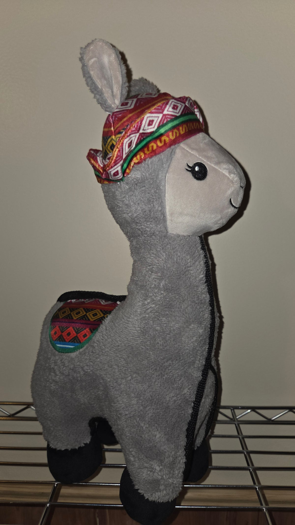Alpaca Dog toy XL grey